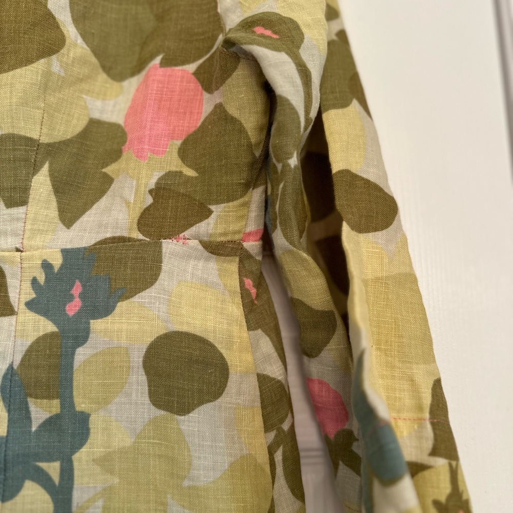 Boden Green and Pink Floral Dress - Picture 8 of 8